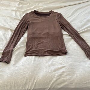 Klassy Network Chocolate Long Sleeve Blouse